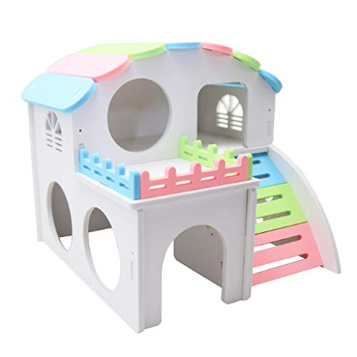 B Blesiya Hamster House Hideout Hut Hideaway Ejercicio Jugar Juguetes para Ratones, Ratas, Jerbos