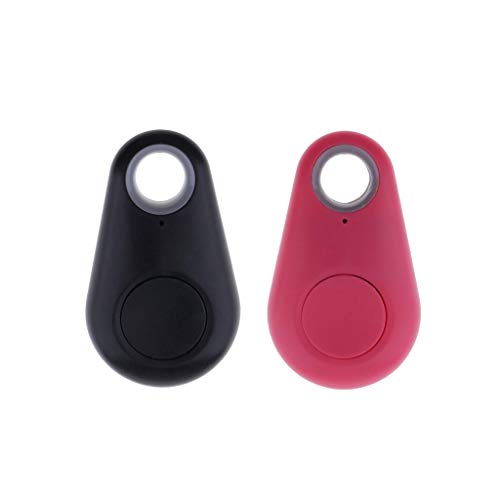 B Blesiya Juego De 2 Localizador GPS De Alarma para Perro Mascota Mini Buscador De Llaves con Monedero Bluetooth