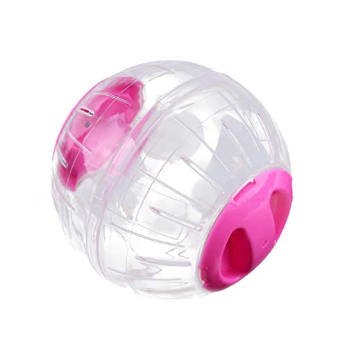 Balacoo 2 Piezas de Pelota de Hámster para Correr Pelota de Plástico para Correr Ejercicio para Animales Pequeños Accesorio para Pelota (Rosa)