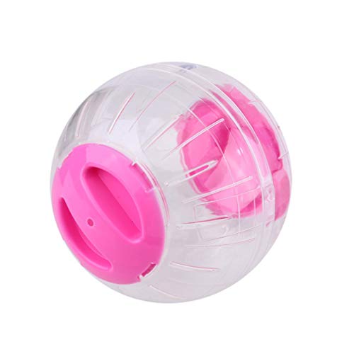 Balacoo 2 Piezas de Pelota de Hámster para Correr Pelota de Plástico para Correr Ejercicio para Animales Pequeños Accesorio para Pelota (Rosa)