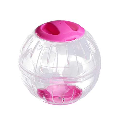 Balacoo 2 Piezas de Pelota de Hámster para Correr Pelota de Plástico para Correr Ejercicio para Animales Pequeños Accesorio para Pelota (Rosa)