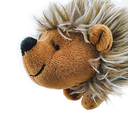 Balacoo Perro Mascota Peluche de Peluche Erizo en Forma de Peluche Suave y Esponjoso Masticar Juguetes