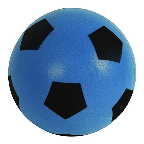 Balón de fútbol (espuma, talla 5), azul