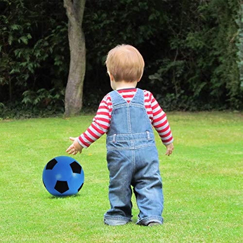 Balón de fútbol (espuma, talla 5), azul