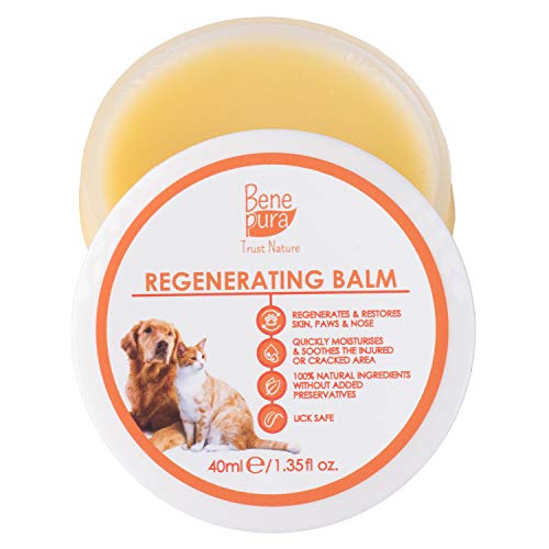 Bálsamo para Mascotas 100% Natural Regenerador - para Patas, Nariz y Piel - para Perros y Gatos 40ml