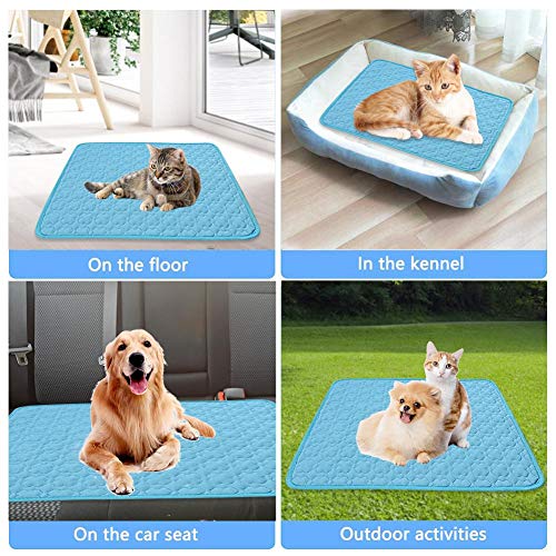 Banane Pet Cooling Mat, Pet Dog Cat Cool Mat Selbstkühlung, Langlebige Pet Cool Mat Ungiftiges Gel Self Cooling Pad, Ideal para Perros Gatos en Verano Caliente, Grande