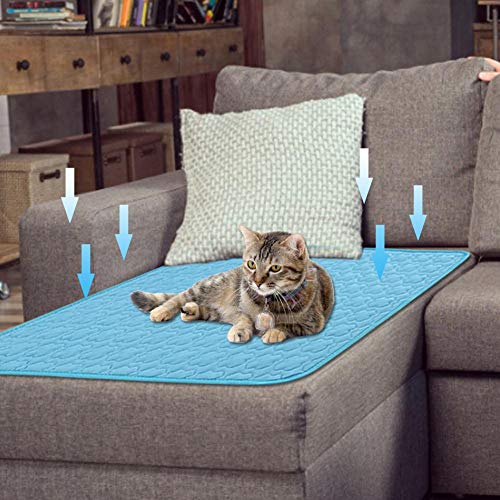 Banane Pet Cooling Mat, Pet Dog Cat Cool Mat Selbstkühlung, Langlebige Pet Cool Mat Ungiftiges Gel Self Cooling Pad, Ideal para Perros Gatos en Verano Caliente, Grande