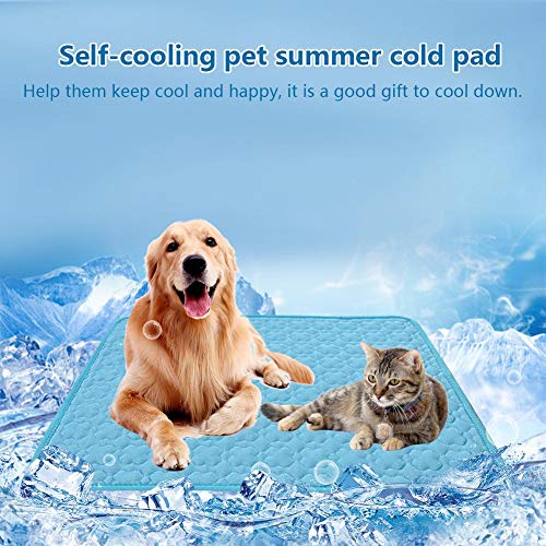 Banane Pet Cooling Mat, Pet Dog Cat Cool Mat Selbstkühlung, Langlebige Pet Cool Mat Ungiftiges Gel Self Cooling Pad, Ideal para Perros Gatos en Verano Caliente, Grande