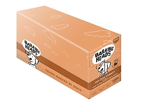 Barking Heads Comida Húmeda para Perros-Top-Dog Turkey-Pavo De Corral Sin Aromas Artificiales, 93% Natural (10 X 300 G), 10