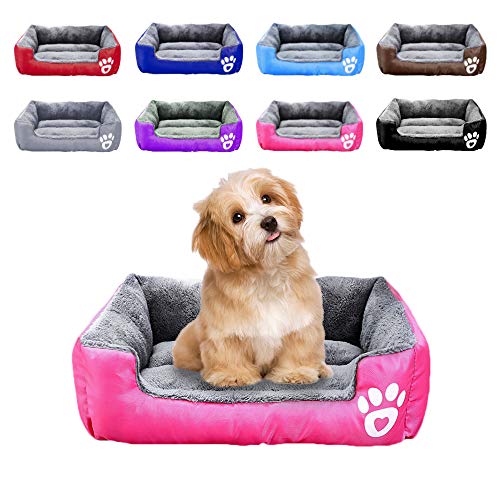 BCOO Cama para Perro Cama para Mascotas Super Suave sofá Cama de Lana Suave de algodón PP Hecho en una Cama de Mascota, Adecuado para Perros pequeños y medianos o Gatos