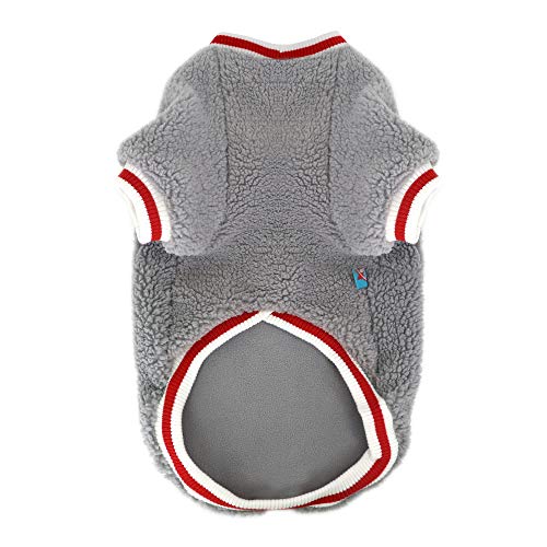 Beirui - Abrigo de Forro Polar Suave para Perros pequeños, para Cachorros, Gatos, Ropa de Chihuahua cálida para Invierno, para Perros pequeños, 3 Colores, 5 tamaños