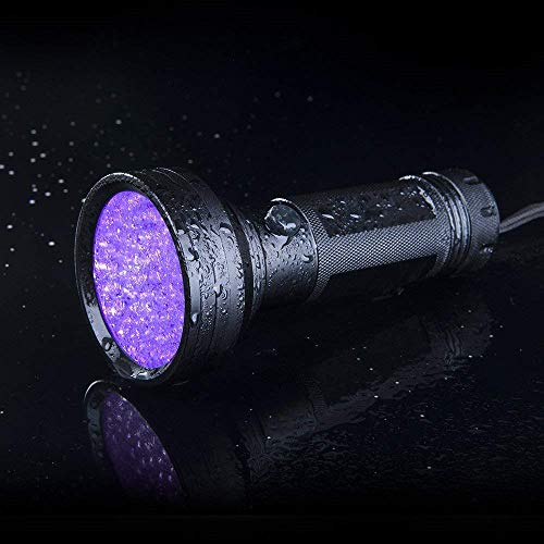 BESTSUN Linterna UV Ultravioleta 68 LED 395nm, Flashlight Blacklight Lámpara Luz Negra Portátil Detectar Orina de Mascotas Perros Gato, Escorpión en Armarios,Alfombras o Mantas