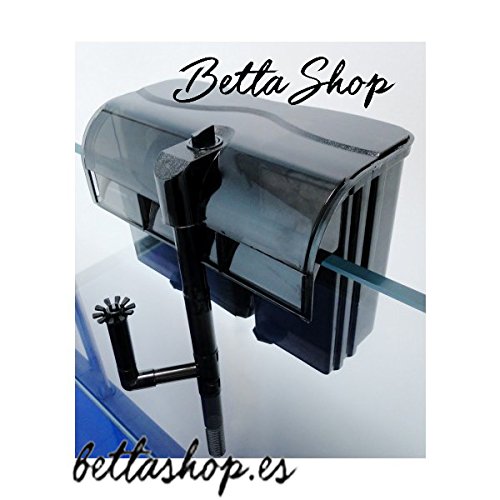 BETTASHOP.ES Filtro DE Mochila para Acuario 600 L/H FILTROS DE Mochila Filtro Mochila Cascada