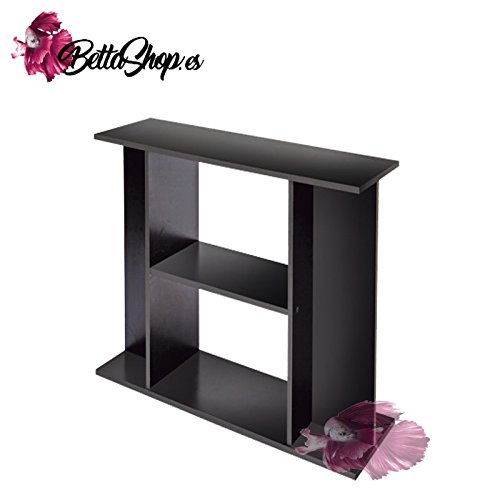 BETTASHOP.ES MESA PARA ACUARIO DE COLOR NEGRO