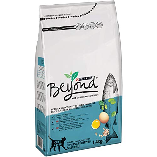 Beyond Purina Gato trockenfutter, con Completo Grano de Cebada, Ingredientes Naturales, 6 Pack (6 x 1,4 kg)