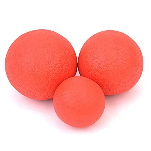 BIKITIQUE Bolas de Caucho sólido Pelota saltarina Resistente Indestructible Perro Entrenamiento Bola Mascota Juguete