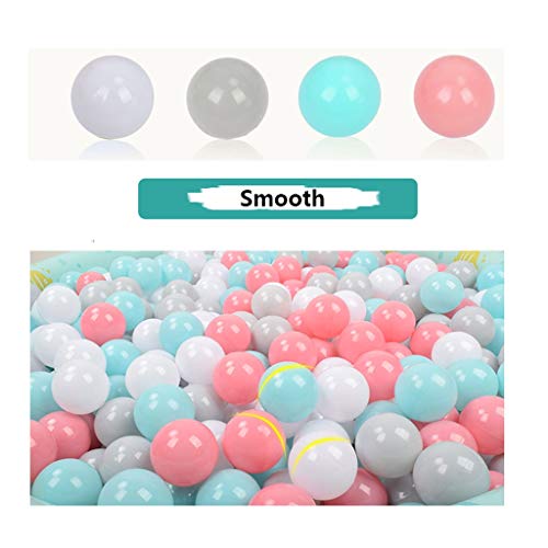 Bola Marina de los niños Macaron Wave Balls 100 piezas de plástico hinchables Bolas 5.5cm bebé Crush Proof bolas de estrés colorida del océano Bolas hogar Pit Bolas de piscina del baño del bebé pelota