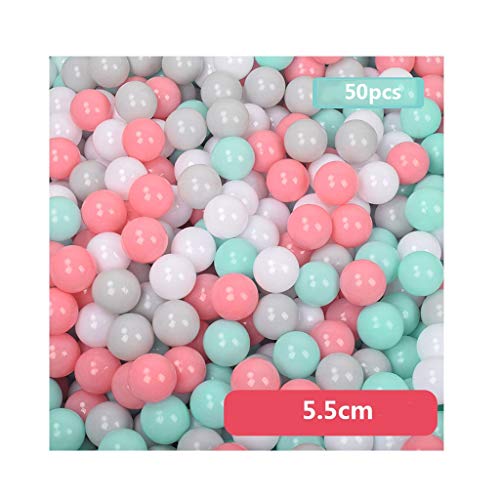 Bola Marina de los niños Macaron Wave Balls 100 piezas de plástico hinchables Bolas 5.5cm bebé Crush Proof bolas de estrés colorida del océano Bolas hogar Pit Bolas de piscina del baño del bebé pelota