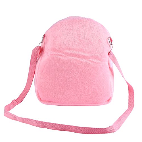 Bolsas de transporte para mascotas Hamster Rata Erizo Saco de dormir Transpirable portátil de salida de viajes Bolsos Mochila con correa de hombro ( Color : Pink )