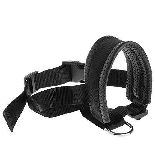 Bozal para Perro L, XL, XXL Ajustable Seguridad Bozal Durable Anti-mordedura Bozal para Rottweiler Chihuahua Collie Caniche Papillon