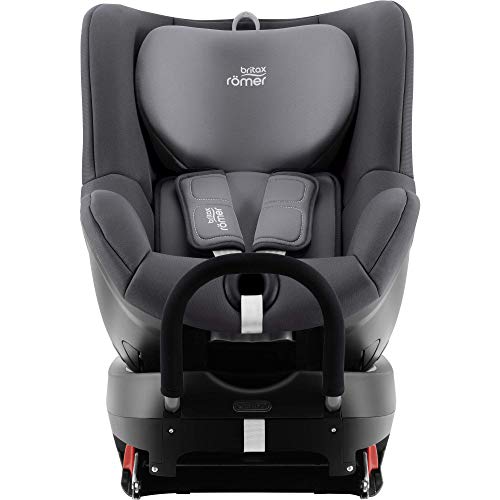 Britax Römer Silla de coche  Nacimiento - 18kg |  DUaFIX2 R |   Isofix Grupo 0+/1 |  Storm Grey