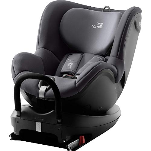 Britax Römer Silla de coche  Nacimiento - 18kg |  DUaFIX2 R |   Isofix Grupo 0+/1 |  Storm Grey