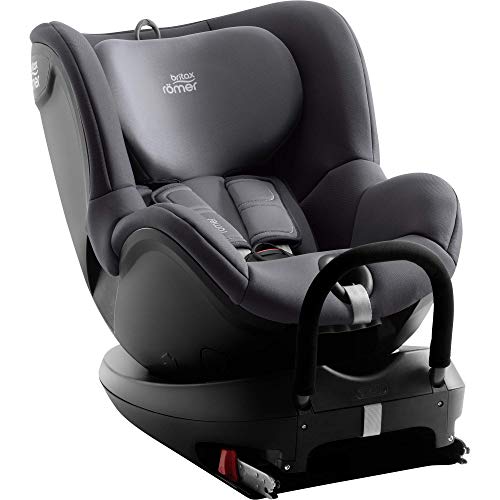 Britax Römer Silla de coche  Nacimiento - 18kg |  DUaFIX2 R |   Isofix Grupo 0+/1 |  Storm Grey