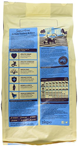 Burgess Sensitive British - Comida para Perros de Conejo y arroz, de 12,5 kg