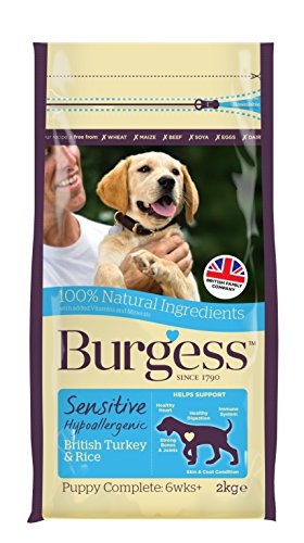 Burgess Sensitive British - Comida para Perros de Conejo y arroz, de 12,5 kg