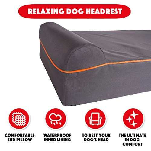 Cama ortopédica para Perro The Dog'S Bed Cama para Perro de Espuma viscoelástica Impermeable Premium