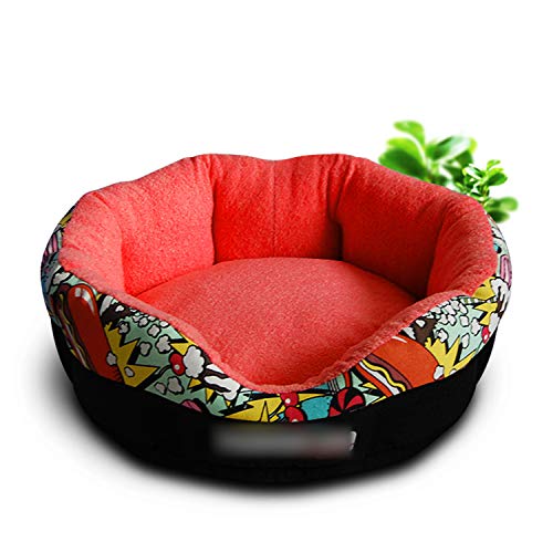 Cama para mascotas antideslizante para perros Roung Nest Grasping Princesas Perros Cojín Caseta Perro Exterior Almohadilla Suave Colchón Mascotas Suministros