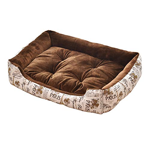 Cama para mascotas cálida, suave y cálida, saco de dormir para gatos, colchoneta para mascotas, perrera, cama para cachorro, casa de perro y gato, suave y cálida, color color XXL