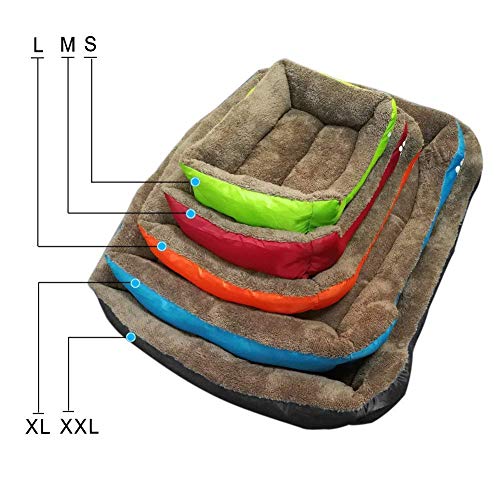 Cama para perro, sofá para mascotas supersuave, cama para gatos, parte inferior antideslizante, tumbona para mascotas, se caldea y transpirable, cama premium para mascotas, de MONIKI