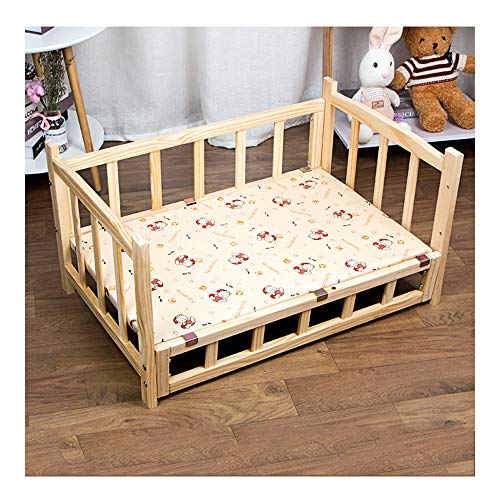 Cama para Perros, Perrera de Verano extraíble y Lavable, pequeña y Mediana, Gran Perro de Peluche, Golden Retriever, Cama para Mascotas,A,M