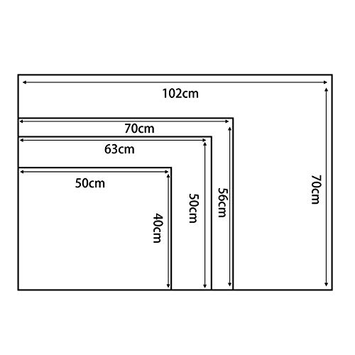 Camas para mascotas, Refrigeración estera del cojín, for Perros Gatos hielo Mat Seda de enfriamiento del amortiguador de la manta for Kennel Sofá cama en el suelo, Tamaño: 63x50cm ( Color : Blue )