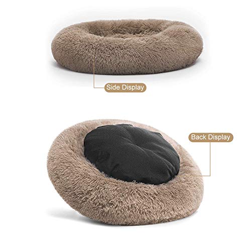 CENY - Cama para perro grande para labrador, Golden Retriever, Samoyed, Shepherd, Rescate grande – Redondo calmante Kennel perro Kennel extra grande cojín extra grande, super suave y antideslizante