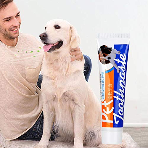 Cherishly Kit de Cuidado Dental para Perros Pasta de Dientes para Perros con Juego de cepillos de Dientes Suciedad y Mal Aliento Eliminación de los Productos de Limpieza bucal Mejora la Well-Matched