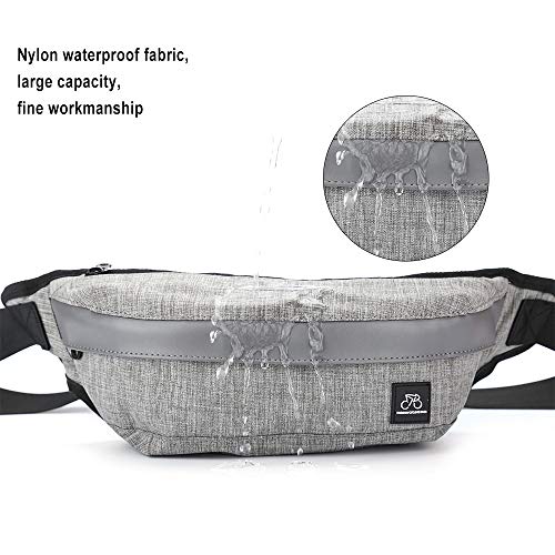 Cintura Fanny Pack Riñoneras Deportivas Cinturón de Correr Impermeable Bolso Running para Camina el Perro Bicicleta Senderismo Teléfono Riñoneras Mujer Hombre