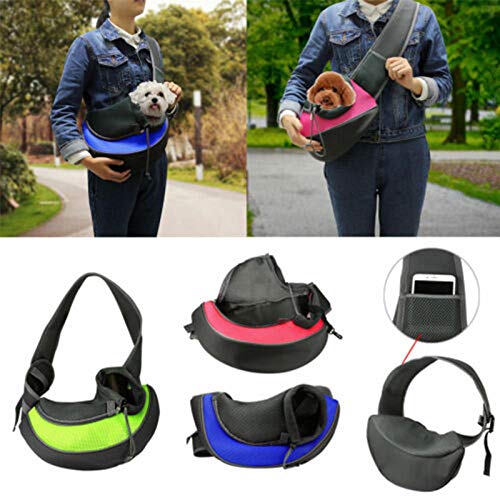 CLIN Comfort Pet Mochila Bolsa Moda Durable Plegable Portátil Multipropósito Pet Handbag Case Pet Carry Travel Cage Carrier Bag Dog Cat Rabbit Can Use-Green S