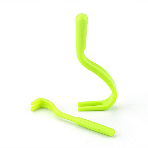 CMTTOME 2 PCS/Set Pinzas para Mascotas Scratch Comb Flea Hook Tick Removal Tool-Verde_S