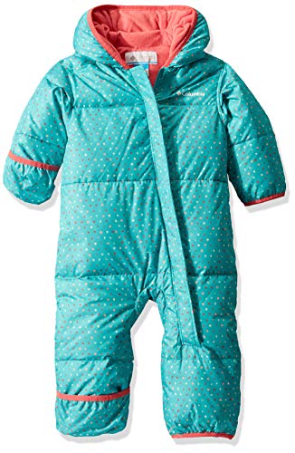 Columbia Snuggly Bunny Mono de esquí Infantil, Bebé-Niños, Azul (Geyser Sparkler/Wild Salmon 337), 0-3m