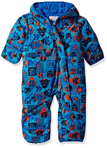 Columbia Snuggly Bunny Mono de esquí Infantil, Bebé-Niños, Azul (Super Blue Critter Block 447), 0-3m