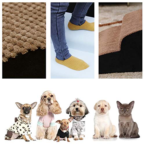 Corwar Escaleras Desmontables para Mascotas, escaleras para Perros Escalera Esponja Lavable Peldaño para Mascotas Sofá Cama Escalera Cubierta Rampa Rampa Gatito Gato Cachorro