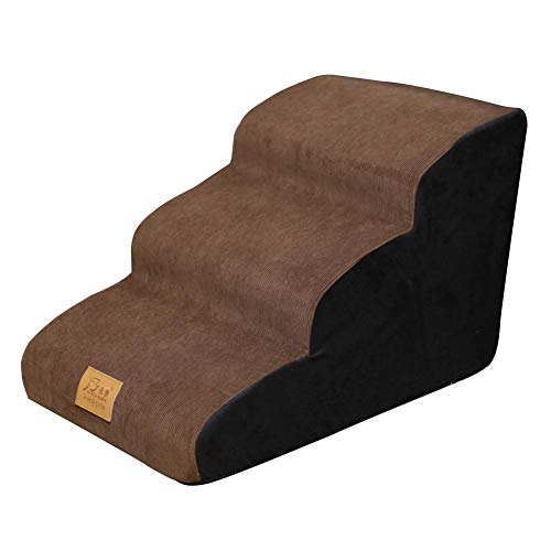 Corwar Escaleras Desmontables para Mascotas, escaleras para Perros Escalera Esponja Lavable Peldaño para Mascotas Sofá Cama Escalera Cubierta Rampa Rampa Gatito Gato Cachorro