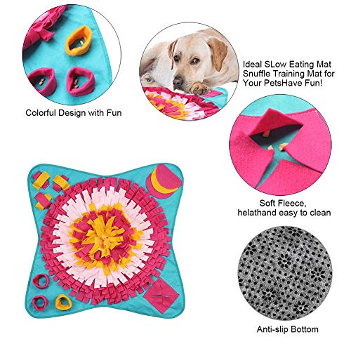 Cracklight Mat Pet Dog – Alfombra de alimentación duradera, puzzle interactivo e indestructible, fomenta las habilidades naturales de búsqueda de piensos