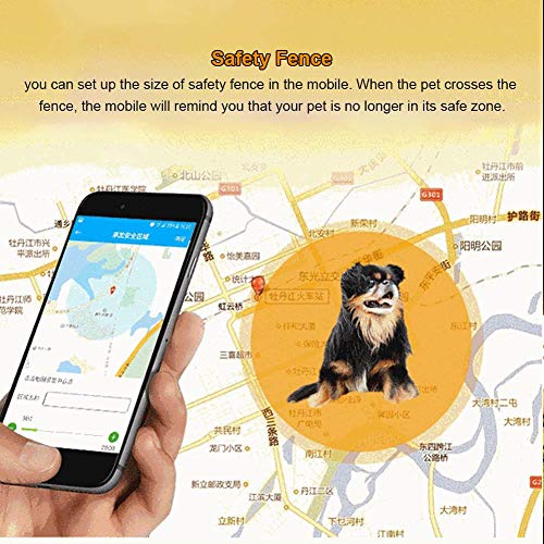 CSDY-Más Inteligente Perro Rastreador GPS En Tiempo Real GPS del Animal Doméstico Collar Ajustable Rastreador Locatoranti-Perdida De Dispositivos De Seguimiento GPS para Perros Y Gatos