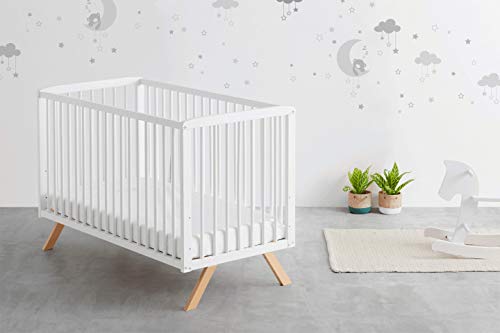 Cuna bebe Woody 120x60 3 alturas de somier