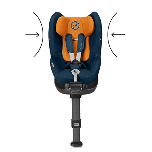 Cybex Sirona Z M2 i-size - Silla de Coche, Grupo 0+/1, desde el Nacimiento hasta los 4 años, de 45 cm hasta 105 cm aproximadamente, 18 kg máximo, con base M, Negro (Urban Black)