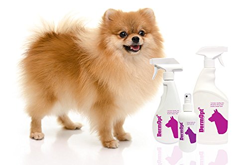 DermOpt® Spray y acondicionador de piel para el cuidado de perros, alivia el picor