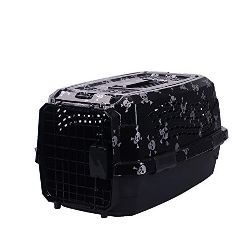 dizon Caja De Transporte De Mascotas Jaula De Gatos Jaula De Perros Caja De Bandejas De Animales Caja De Envío Advanced PVC Pet Carrier Cranium 58Cm * 40Cm * 26.5Cm